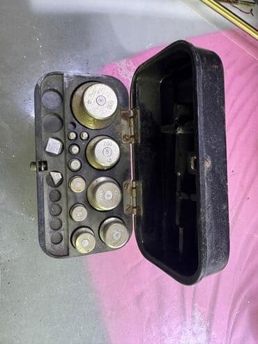 ayar mili: Məhsul: Kalibrlənmiş çəkilər dəsti (laboratoriya/çəki tərəziləri üçün) — 1