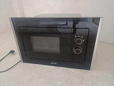 Mikrodalğalı soba Gorenje, Quraşdırılan, Mikrodalğalar ilə, rəng - Qara, Yeni