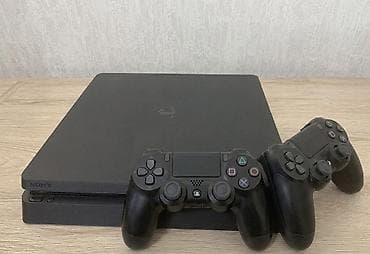 PlayStation 4 Slim(500gb) 4 disk - Model: PS4 Slim (qara rəng) -
