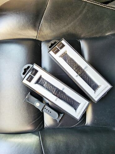 smart saat kemerleri: Yeni, Kəmər, Dəri, rəng - Qara — 2