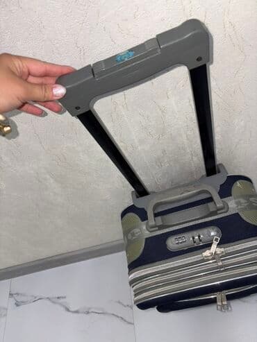 прозрачная сумка в роддом оптом: M&S brendi - Rəng: tünd göy - Material: tekstil korpus — 5