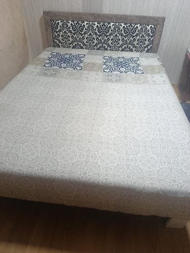 divan ustu: İkinəfərlik çarpayı, Matras ilə, Siyirməsiz — 1