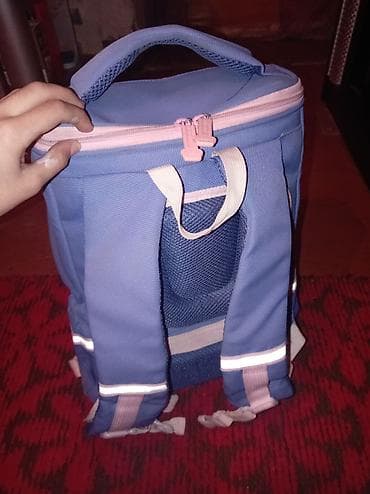 məktəb çantalar: Uşaq üçün məktəb çantası - Rəng: açıq çəhrayı və mavi kombinasiya - — 3