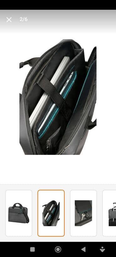 сумка для ноутбука: Samsonite 17.3 Noutbuk, planşet və sənədlər üçün nəzərdə tutulmuş boz — 2