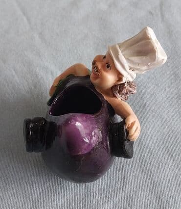 ag badimcan: Fiqur, Keramika, rəng - Bənövşəyi — 6