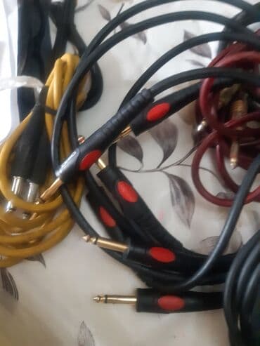 Digər avtoelektronika: Различные кабели адаптеры шнуры для музык.инструментов,микрофонов,и — 3
