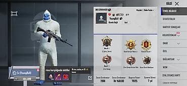 Digər: PUBG Mobile oyun hesabı 80lvl S12,S18 fatih iskelet çekirdek M16 lvl2 — 1
