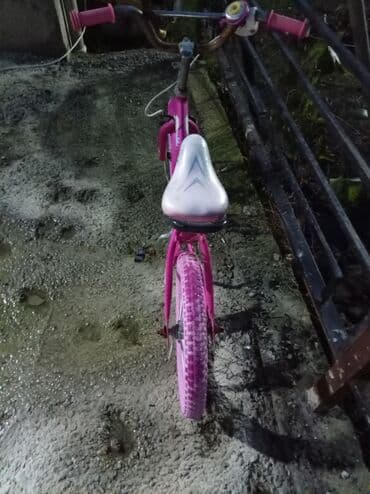 qız üçün velosiped: Uşaq velosipedi – çəhrayı rəngdə - Təkər ölçüsü: təxminən 16 düym - — 3