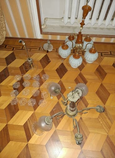 Çılçıraq, 6 lampa, Metal