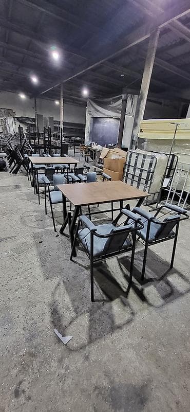 oturaca: Stullar ilə, Düz masa, 4 nəfər, Azərbaycan, Zəmanətli, Kredit yoxdur, Ödənişli quraşdırma — 1
