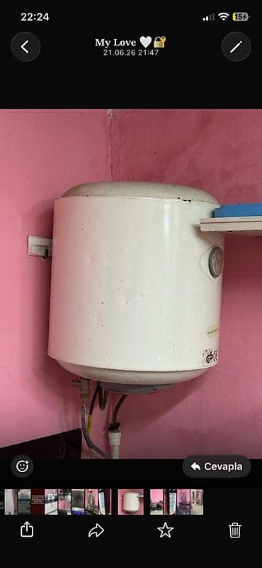 Divar tipli elektrik su qızdırıcısı (boyler) - Silindrik korpus — 1