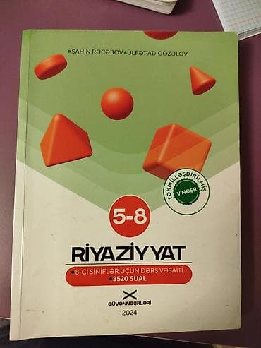 Riyaziyyat 8-ci sinif, 2024 il