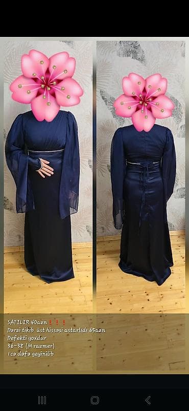 2ci əl geyimlər: Ağ rəngli, zərif üslubda hicablı gəlin/nikah geyim — 2
