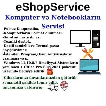işlənmiş komputer: Komputer və noutbukların münasib qiymətə və zəmanətlə təmiri bizim — 1