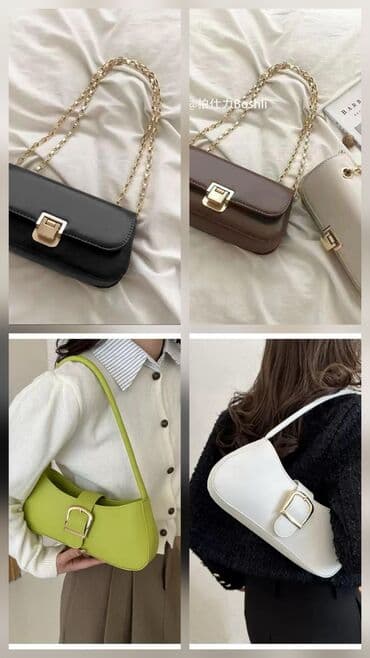 qaşlı çanta: Yeni cantalarımız geldi 👜 ! 🔒 Paslanmaz polad aksesuar – 5 il zəmanət — 3