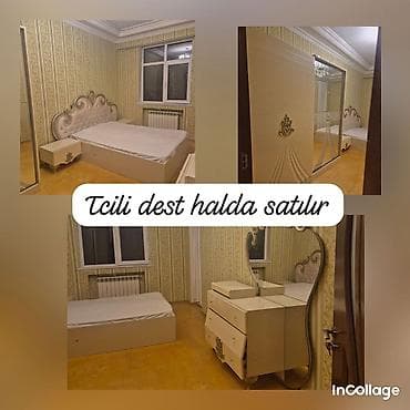 karaca qazan: AYNUR 2 💃 YATAQ DƏSTİ (Prablemsiz❌ ÖLCÜ Dolab uzun 2.4 Hündürlük — 1