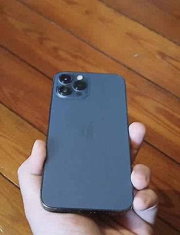iphon se: IPhone 12 Pro Max, 128 GB, Pacific Blue, Face ID — 3