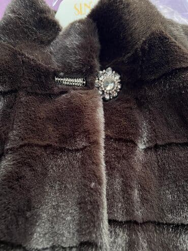 eninə qadın şubaları: Kürk, X-Lady, 4XL, rəng - Qəhvəyi — 5