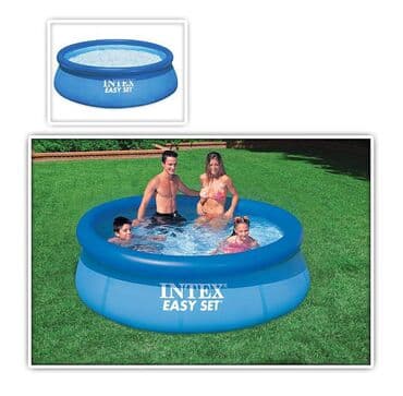 дом с бассейном: Hovuz Intex Easy Set, 244x76 sm, 2419 l, vinil — 1