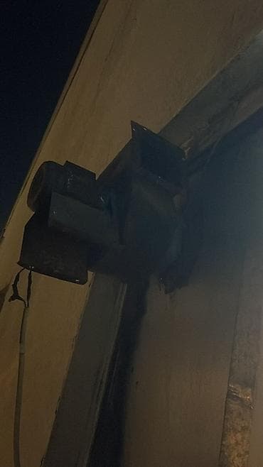 Ventilyator Divara quraşdırılmış