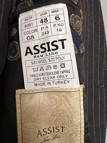 Kostyumlar: ASSIST New Line kişi kostyum dəsti Yeni alınıb 2,3 dəfə geyinilib - — 3