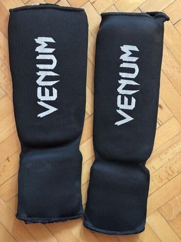 hoverboard ucuz: Venum markalı ayaq üçün şin-qoruyucular (shin guards) - Rəng: qara — 1