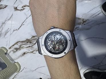 saat sensor: Qol saatı, Hublot, rəng - Gümüşü — 1