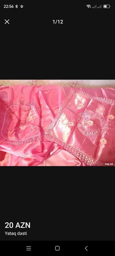 yastiq uzu: Yataq üçün Yeni rəng - Çəhrayı Yataq örtüyü, Pulsuz çatdırılma — 8