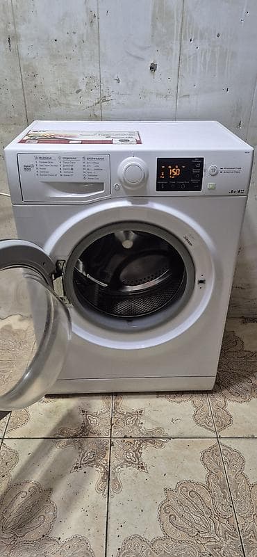 ariston hotpoint: Paltaryuyan maşın Hotpoint Ariston, 6 kq, İşlənmiş, Avtomat, Qurutma var, Ödənişli çatdırılma — 2