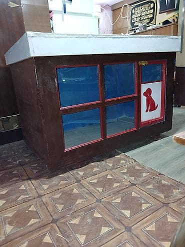 it geyim: Taxta it evi / voliər - Material: möhkəm taxta karkas, ön hissədə — 5