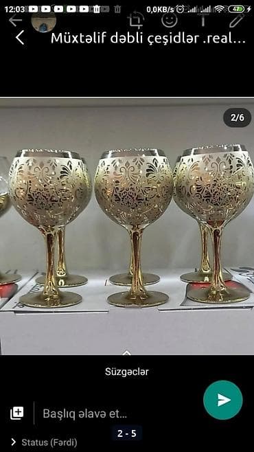 qab qacak: Stəkanlar — 1