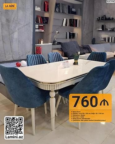 oturaca: Masa Dəsti – Kod: 3196 - Masa mexanizmi: açılan (genişlənən) - — 1