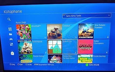 plastion 4: PS4 slim 1tb plombu üzərində, ideal vəziyətdə 2 pult + 20 oyun — 6