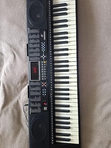 sıntezator: MK-2108 elektronik klaviatura - 61 düyməli işıqlanan piano — 2