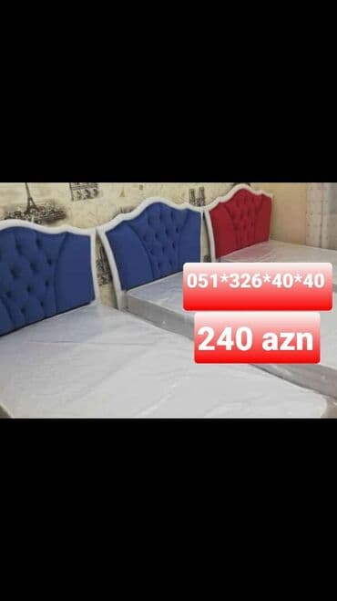Çarpayılar: Yeni, Təknəfərlik çarpayı, Bazalı, Matrassız, Siyirməsiz, Azərbaycan — 16