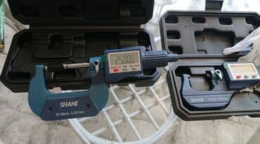 mikrometir: Elektron mikrometr Ölçmə imkanı : 25-50 mm Tamamilə yenidir, istifadə — 9