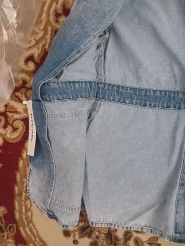 jaketlər instagram: Banny Jeans markalı cins jaket - Material: 100% denim, açıq mavi — 7