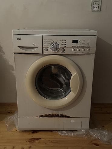 qaz paneli: Paltaryuyan maşın LG, 5 kq, İşlənmiş, Avtomat, Qurutmasız, Ünvandan götürmə, Ödənişli çatdırılma — 1