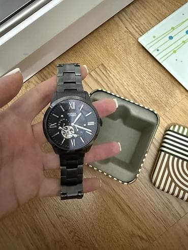 ilan saat: İşlənmiş, Qol saatı, Fossil, rəng - Qara — 1