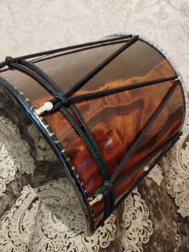 nerd taxta sekilleri: Balaban (nağara) tipli ikitərəfli davul - Korpus: cilalanmış ağac — 9