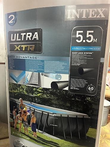 İdman və istirahət: İşlənmiş Karkas hovuzu Intex, 5.1 - 6 m, ≥ 5001 l — 5