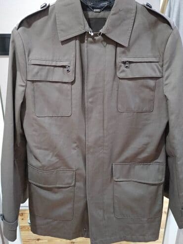 Pencəklər: Тренчкот бренда Cacharel премиального качества, цвета хаки. Размер S — 6