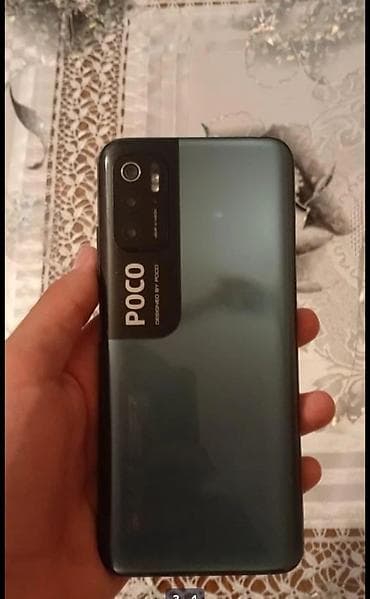 Poco M3 Pro, 128 ГБ, цвет - Синий, Отпечаток пальца, Гарантия — 1