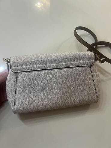 qaşlı canta: Michael Kors çarpaz çanta orginal! 2-3 defe ishlenib — 3