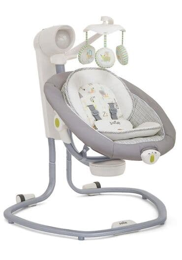 qidalandırmaq üçün uşaq stul yelləncək: Комплектация: Укачивающая электронная основа с двумя колесиками и — 1