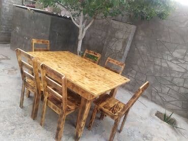 Bağ, çöl oturacaqları: Masa ve stullar Restoran və bağ üçün masa ve stullar Restoran və bağ — 3