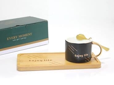 gence qab qacaq: Qəhvə dəsti, Keramika, 1 nəfərlik — 4