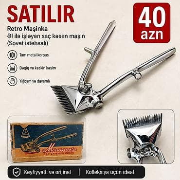 Retro əl ilə işləyən saç kəsmə maşını (Sovet istehsalı) - Tam metal — 1