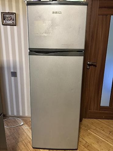 İşlənmiş 2 qapılı Beko Soyuducu Satılır, rəng - Gümüşü