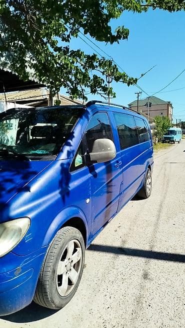 mini karavan: Mercedes-Benz Vito mikroavtobus Xüsusiyyətlər: - Kuzov: mavi rəng — 9